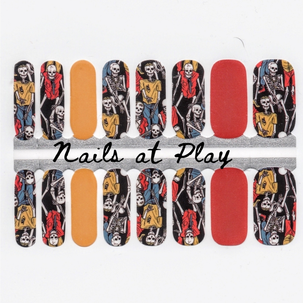 5 for $15 Nail Wraps- Bones that Rattle